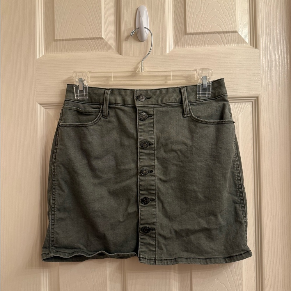 Mudd Green Cargo Mini Skirt Casual